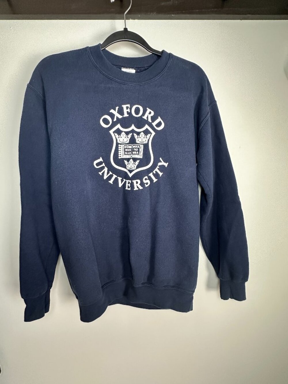 OXFORD UNIVERSITY NAVY BLUE SWEATSHIRT SIZE SMALL